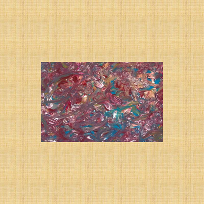 'Painting Party' Abstract Canvas Art 50X70 cm