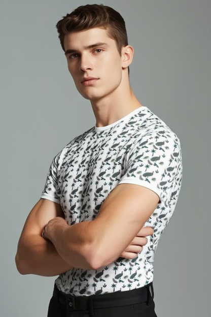 'Peacock Island' Men's T Shirt