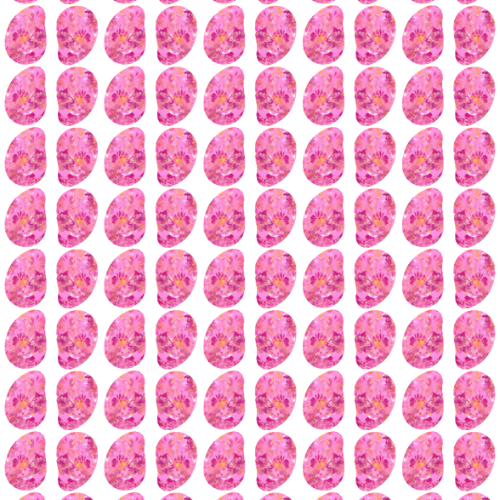 Pink pebbles floral pattern