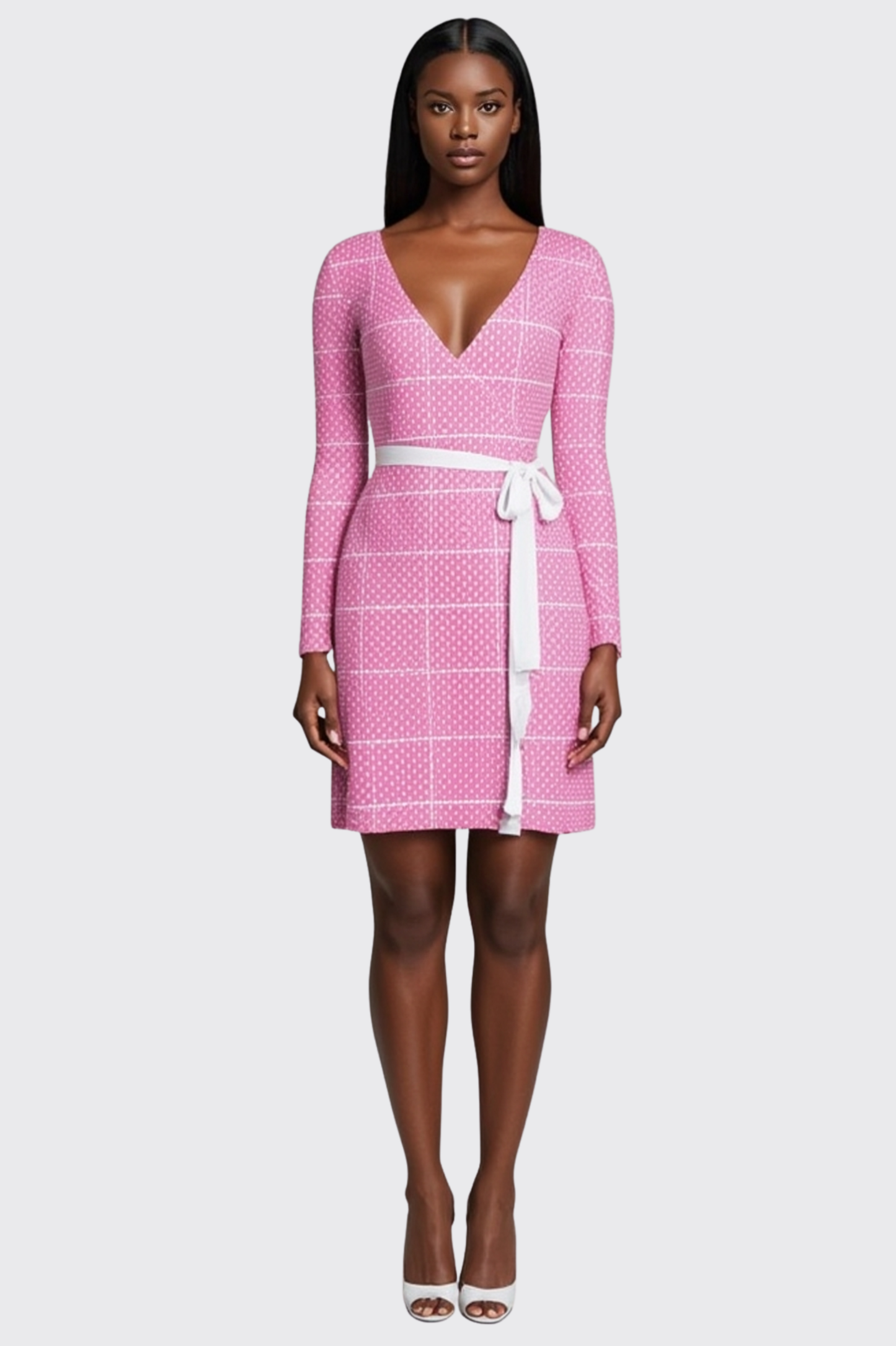 Pink XOXO Style Wrap Dress