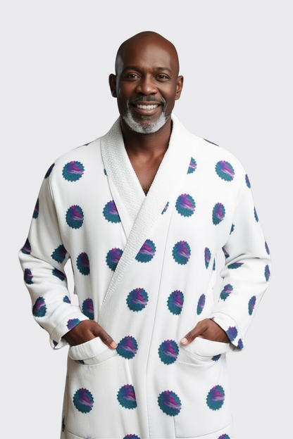 Abstract Planet Dressing Gown