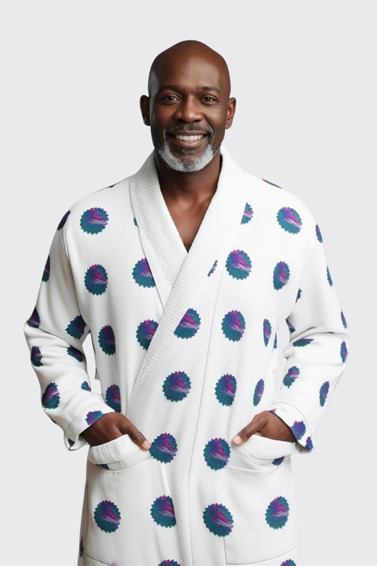 Abstract Planet Dressing Gown