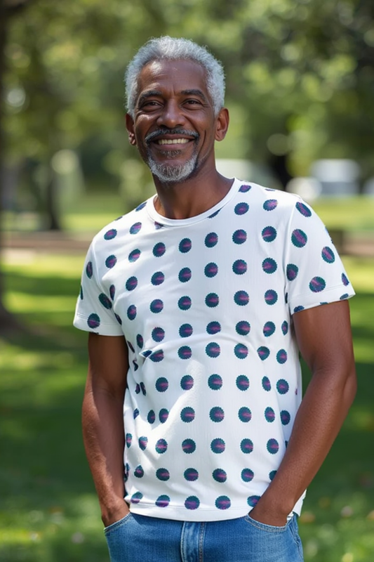 Abstract Teal Men's T-Shirt