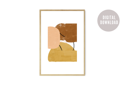 Modern Abstract Art | Minimalist Wall Print | Digital Download