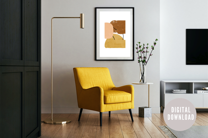 Modern Abstract Art | Minimalist Wall Print | Digital Download