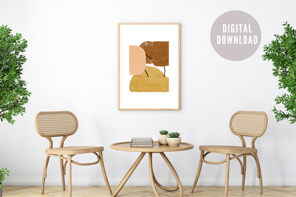 Modern Abstract Art | Minimalist Wall Print | Digital Download