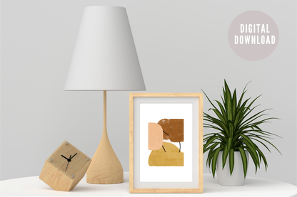 Modern Abstract Art | Minimalist Wall Print | Digital Download