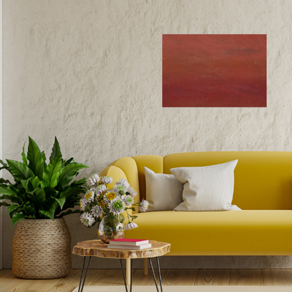 'Sunset' Abstract Canvas Art 40X60 cm