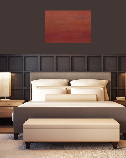 'Sunset' Abstract Canvas Art 40X60 cm