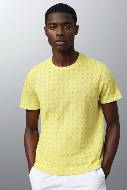 Yellow xoxo style Men's T Shirt