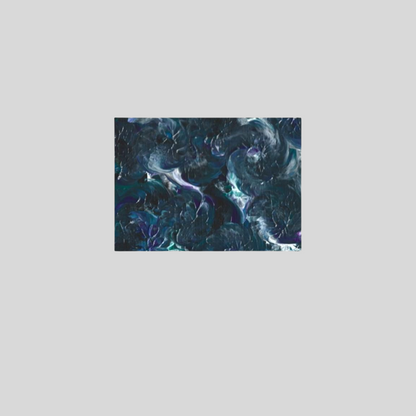 'Ocean Deep' Abstract Canvas Art 40X60 cm