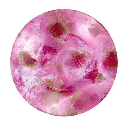 Pink Floral Saucer called Petunias