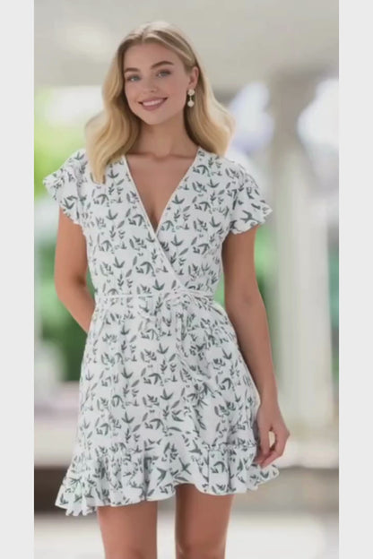 Botanical Design Tea Dress