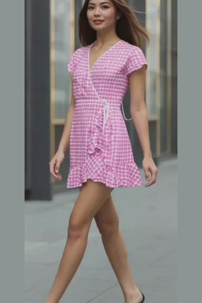 'Pink Pebbles' Tea Dress